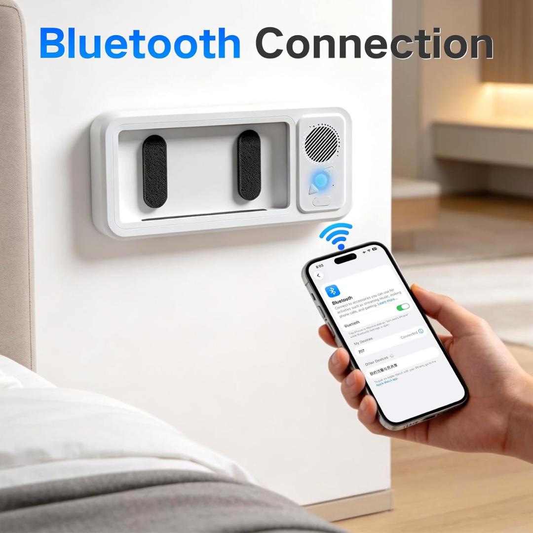 Soporte para ducha con altavoz Bluetooth Waterproof