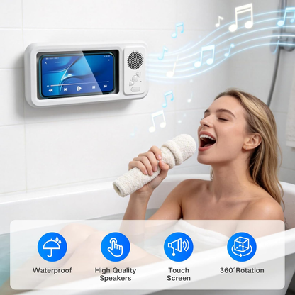 Soporte para ducha con altavoz Bluetooth Waterproof