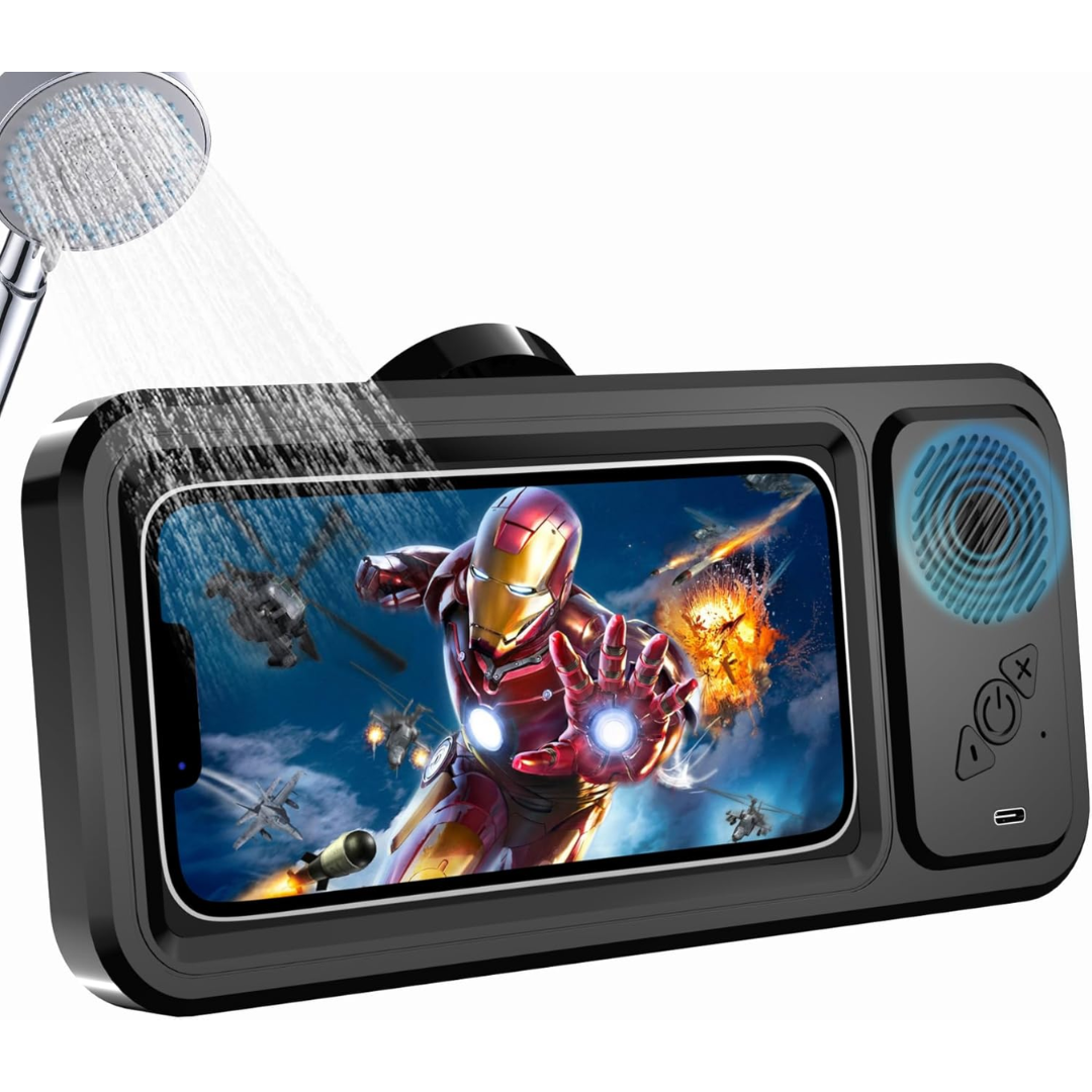 Soporte para ducha con altavoz Bluetooth Waterproof